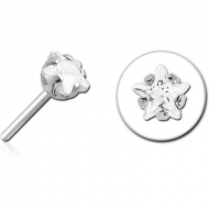 TITANIUM JEWELLED THREADLESS ATTACHMENT - STAR PIERCING