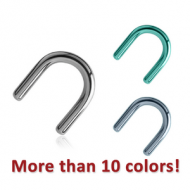 TITANIUM U SHAPE SEPTUM RETAINER