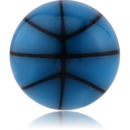 UV ACRYLIC BASKETBALL PIERCING