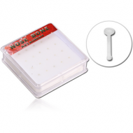 BOX OF 20 UV ACRYLIC NOSE BONE RETAINERS