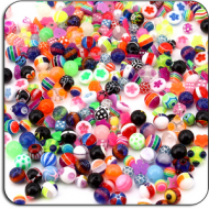 VALUE PACK OF MIX UV ACRYLIC BALLS FOR 1.6MM 