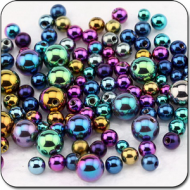 VALUE PACK OF MIX TITANIUM BALLS FOR 1.6MM PIERCING