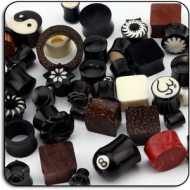 VALUE PACK OF MIX ORGANIC PLUGS EXPANDERS AND TUNNELS 