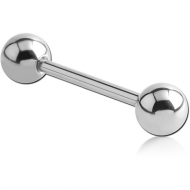 14K WHITE GOLD BARBELL PIERCING