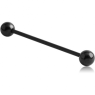 BIOFLEX BARBELL WITH BLACK PVD BALLS PIERCING