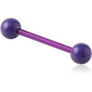 BIOFLEX BARBELL WITH SURGICAL STEEL ENAMEL BALLS PIERCING