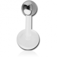 BIOFLEX THREADED MICRO LABRET WITH SURGICAL STEEL BALL