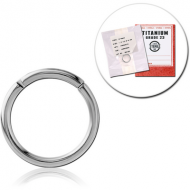 STERILE TITANIUM HINGED SEGMENT RING PIERCING