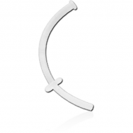 STERILE BIOFLEX CURVED RETAINER MICRO LABRET WITH DISC PIERCING