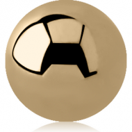 ZIRCON GOLD PVD COATED TITANIUM BALL